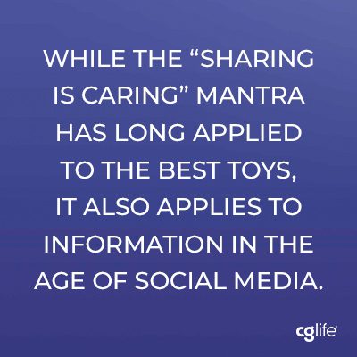 While the “sharing is caring” mantra has long applied to the best toys, it also applies to information in the age of social media. 